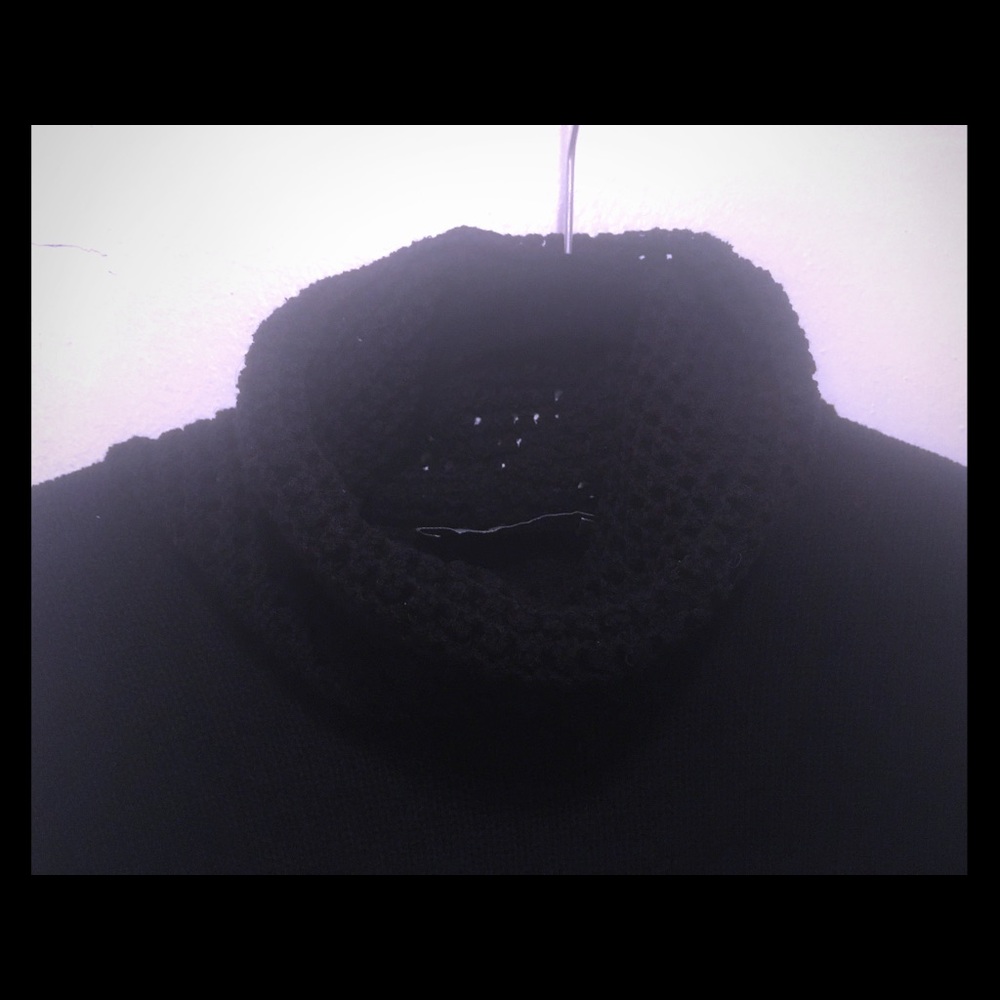 Black cowl neck Celtic sweater